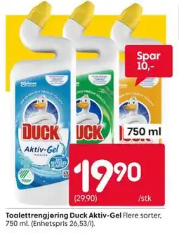 Rusta Toalettrengjøring Duck Aktiv-Gel tilbud