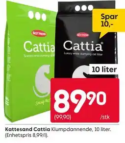 Rusta Kattesand Cattia tilbud
