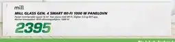 Coop Byggmix MILL GLASS GEN. 4 SMART WI-FI 1000 W PANELOVN tilbud