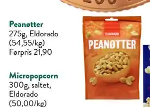 Jacobs Peanøtter tilbud