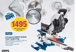 Coop Byggmix Scheppach HM254 2000W kapp- og gjærsag tilbud