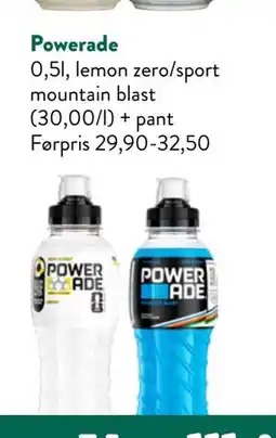 Jacobs Powerade tilbud