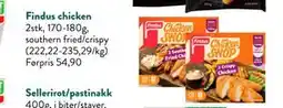 Jacobs Findus chicken tilbud