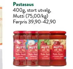 Jacobs Pastasaus tilbud