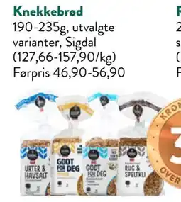 Jacobs Knekkebrød tilbud