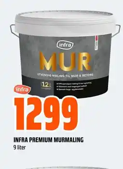 Obs Bygg INFRA PREMIUM MURMALING tilbud
