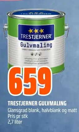 Obs Bygg TRESTJERNER GULVMALING tilbud
