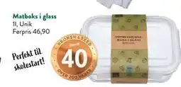 Jacobs Matboks i glass tilbud