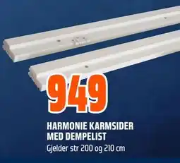 Obs Bygg HARMONIE KARMSIDER MED DEMPELIST tilbud