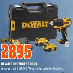 Obs Bygg DEWALT DCD708P2T DRILL tilbud