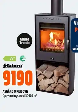 Obs Bygg ASGÅRD 9 PEISOVN tilbud