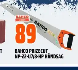 Obs Bygg BAHCO PRIZECUT NP-22-U7/8-HP HÅNDSAG tilbud