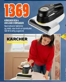 Obs Bygg KÄRCHER VCH 4 UVCLEAN STØVSUGER tilbud