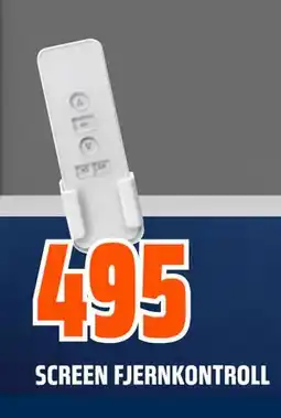Obs Bygg SCREEN FJERNKONTROLL tilbud