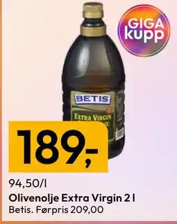 Gigaboks Olivenolje Extra Virgin 2 l tilbud
