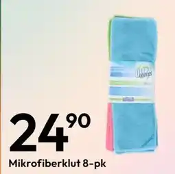 Gigaboks Mikrofiberklut 8-pk tilbud