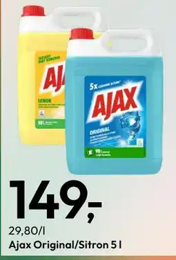 Gigaboks Ajax Original/Sitron 5 l tilbud