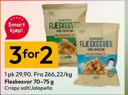 Gigaboks Fleskesvor 70–75 g tilbud