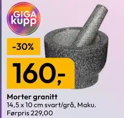 Gigaboks Morter granitt tilbud