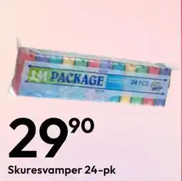 Gigaboks Skuresvamper 24-pk tilbud