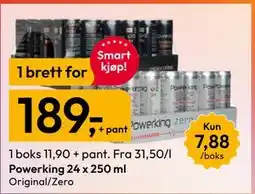 Gigaboks Powerking 24 x 250 ml tilbud