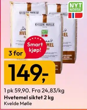 Hvetemel siktet 2 kg