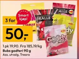 Gigaboks Bubs godteri 90 g tilbud