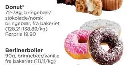 Meny Donut tilbud