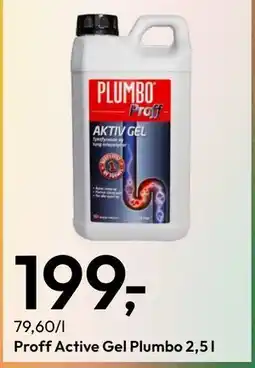 Gigaboks Proff Active Gel Plumbo 2,5 l tilbud