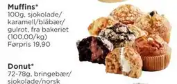Meny Muffins tilbud