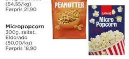Meny Micropopcorn tilbud