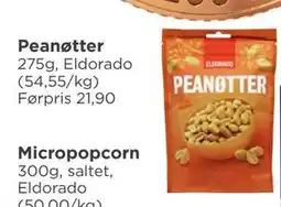 Meny Peanøtter tilbud