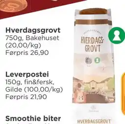 Meny Hverdagsgrovt tilbud