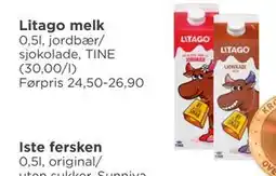 Meny Litago melk tilbud