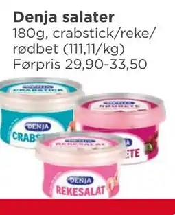 Meny Denja salater tilbud