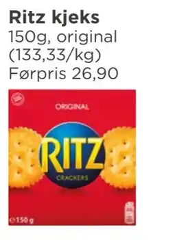 Meny Ritz kjeks tilbud