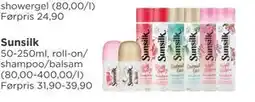 Meny Sunsilk tilbud