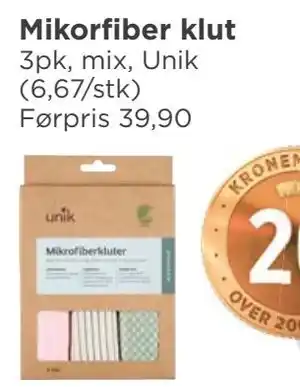 Meny Mikorfiber klut tilbud