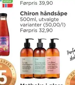 Meny Chiron håndsåpe tilbud