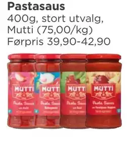 Meny Pastasaus tilbud