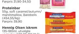 Meny Proteinbar tilbud