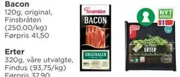 Meny Bacon tilbud