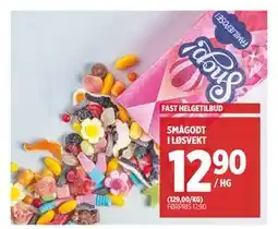 Meny SMÅGODT I LØSVEKT tilbud