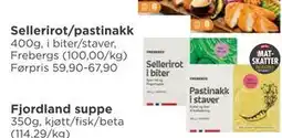 Meny Sellerirot/pastinakk tilbud