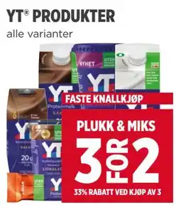 Meny YT PRODUKTER tilbud