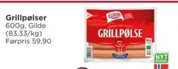 Meny Grillpølser tilbud
