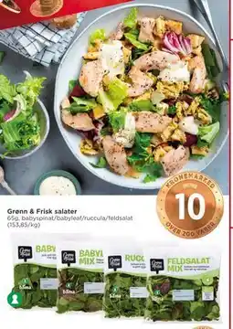Meny Grønn & Frisk salater tilbud