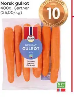 Meny Norsk gulrot tilbud