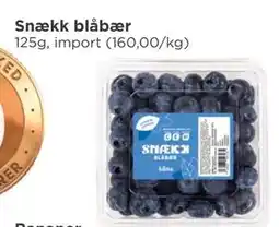 Meny Snækk blåbær tilbud