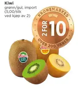 Meny Kiwi tilbud